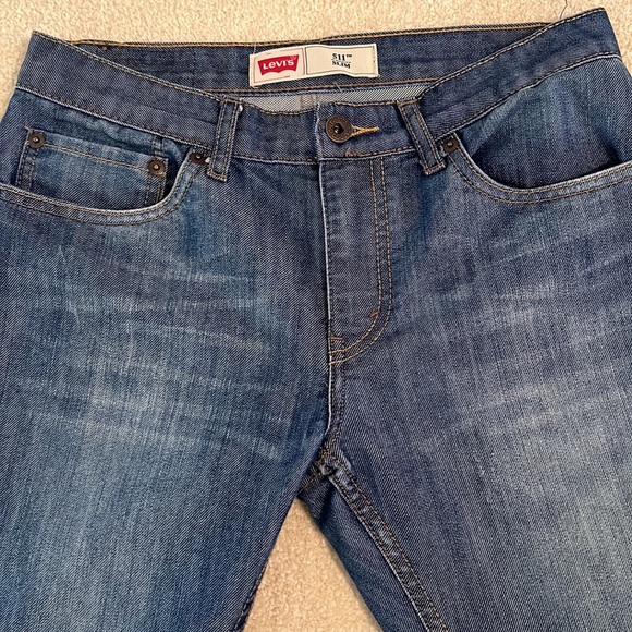 Levi’s Mens 511 Slim fit Blue Jeans - Picture 4 of 4